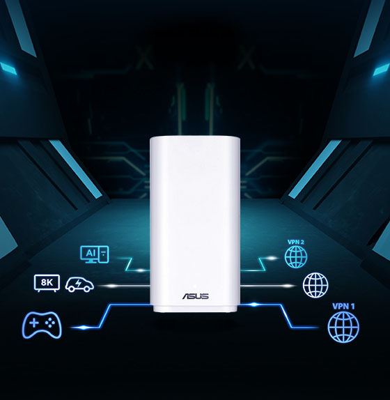 ASUS ZenWiFi BD5 Outdoor Dual-band WiFi 7 Mesh, 3600 Mbps, 2450 sq